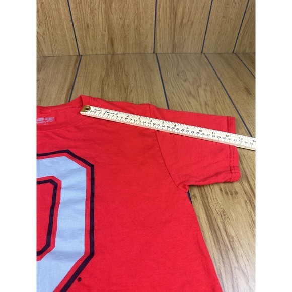 Men's M Red OSU Ohio State Buckeyes T~shirt Authentic Ohio State Apparel. - Picture 15 of 16
